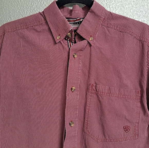 Ariat Pro Series Button Up Shirt Size M - Picture 8 of 13